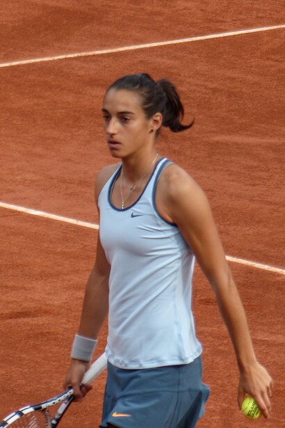 La tenista francesa Caroline Garcia