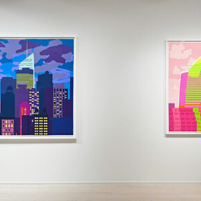 Daniel Heidkamp, Exhibition view. Courtesy of Pace Prints