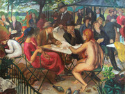 Leon Underwood, Venus in Kensington Gardens, 1921, oil on canvas, Private Collection 