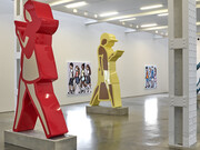 Julian Opie, exhibition view. Courtesy of Lisson Gallery
