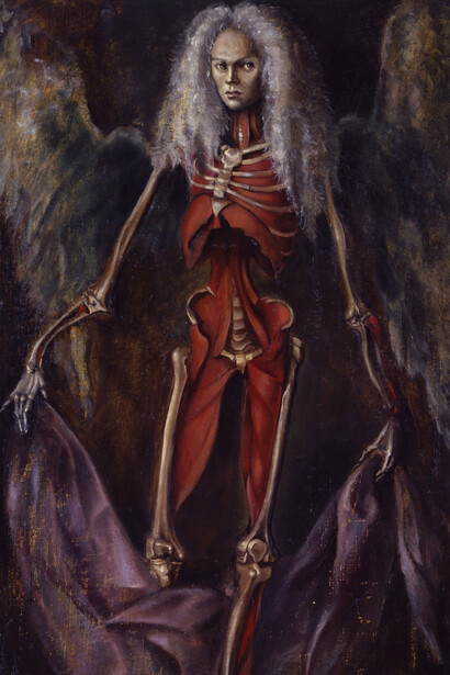 Leonor Fini, The angel of anatomy (detail), 1949. Courtesy of SCHIRN