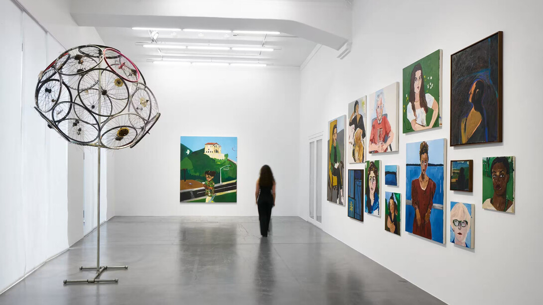James Jarvaise und Henry Taylor, Sometimes a straight line has to be crooked, ausstellungsansicht. Mit freundlicher genehmigung der Galerie Hauser & Wirth