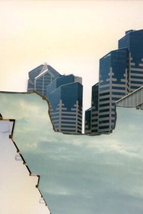 Lilly Lulay, Mindscapes No. 54, 2010
Dalla serie “Mindscapes”, Foto collage: gelatina al bromuro d’argento e c-print, 8,5x7 cm © l’artista. Collezione Fondazione Cassa di Risparmio di Modena - Fondazione Modena Arti Visive