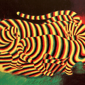 Victor Vasarely, Tigers, 1938, serigraph
