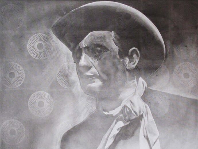 Ben Kustow, Untitled, 2014, Oil on Canvas, 27 1/2 x 27 1/2 in, 70 x 70 cm