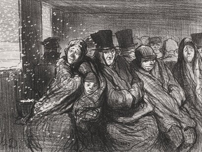 La sutil pero acerada crítica a las injusticias vigentes ya está presente en Honoré Daumier, uno de los más grandes artistas del siglo XIX