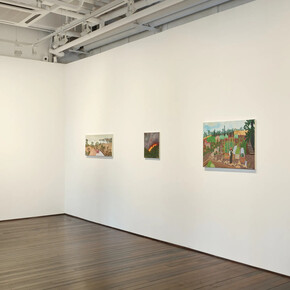 Jessie Homer French, In memoriam, exhibition view. Courtesy of Massimo De Carlo Gallery