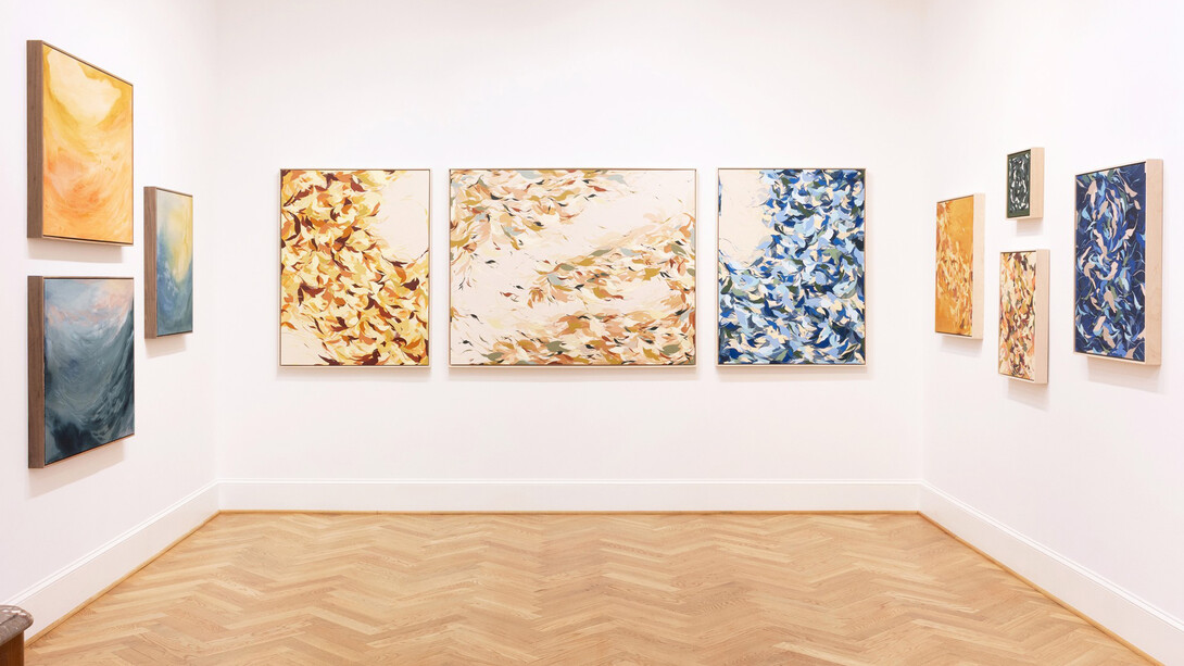 Evan Blackwell Helgeson, Perennial trace, exhibition view. Courtesy of Spalding Nix Fine Art