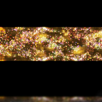 teamLab, Flowers and people – Gold (detail), 2015. Courtesy of Art Gallery of NSW