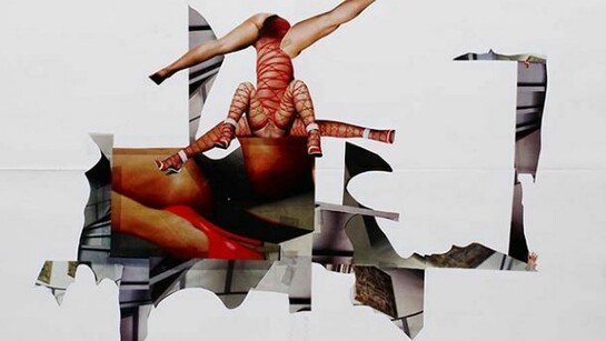 Rckay Rax, survivor of the orgasm, mixed media on paper, 590 x 836 mm, Photography Adam Laycock