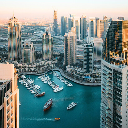 Dubai is the largest and most internationally known city in the United Arab Emirates