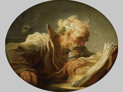 JEAN-HONORÉ FRAGONARD (1732– 1806)
Der Philosoph, um 1764