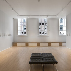 Peter Dreher, Exhibition view. Courtesy of The Mayor Gallery