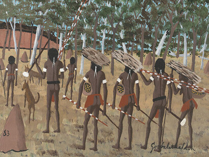 Goobalathaldin Dick Roughsey. Courtesy of Queensland Art Gallery