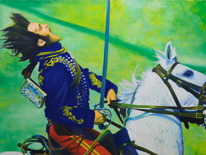 Franz Gertsch, Huaa...! (detail), 1969. Mit freundlicher genehmigung des Kunstmuseums Bern