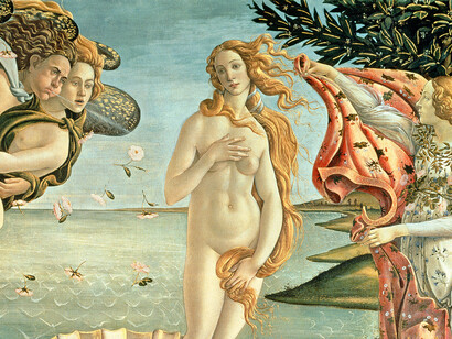 Sandro Botticelli, The Birth of Venus (1486), detail