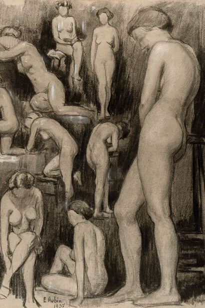 A Model in the Studio. Courtesy of Montreal Museum of Fine Arts