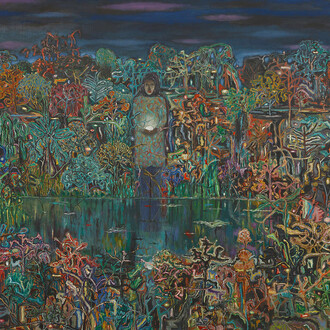 Alok Bal, The egg, 2020. Courtesy of Sakshi Gallery