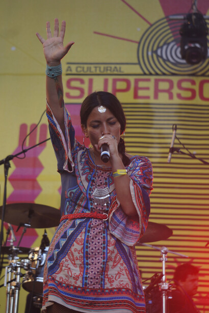 Ana Tijoux, de Chile, en Supersónico. Foto: Catalina María Johnson
