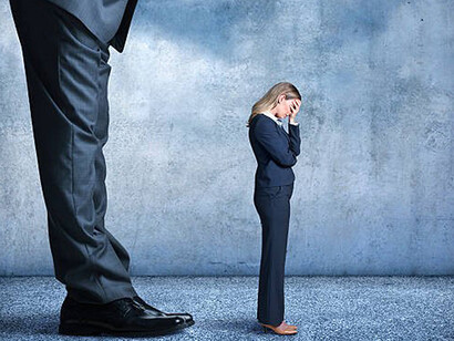 Businesswoman feeling the stress of workplace discrimination