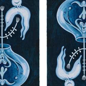 Fanny Senocq, Rhizom / Djuphav (detail), 2022. Courtesy of Galleri Duerr