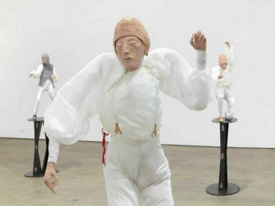 Francis Upritchard, Installation view, War Dance, 2013, Courtesy Anton Kern Gallery, New York