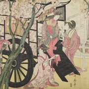 Utamaro, exhibition painting. Courtesy of National Museum