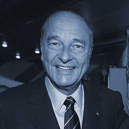 “Unser Haus brennt, aber wir wenden uns ab. Die geschändete und geplünderte Natur kann sich nicht mehr regenerieren, aber wir weigern uns, es zuzugeben“ - Jacques Chirac. Bild: Jacques Chirac im Jahr 2004