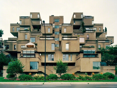 Jade Doskow, Montréal 1967 World's Fair, "Man and his World," Habitat '67. Courtesy of Front Room Gallery
