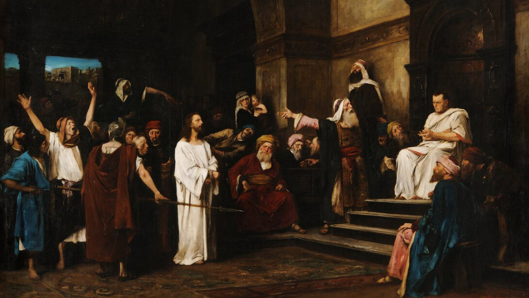 Mihály Munkácsy, Christ before Pilate, 1881. Courtesy of the Museum of Fine Arts