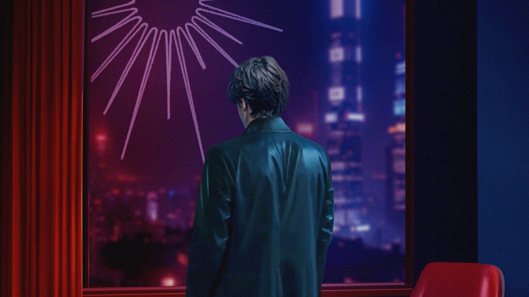 Dettaglio della copertina del secondo album di Andrea Casale: "A Nightwalk on a Sunny Road"