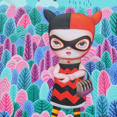 Dani King, The Hermes (detail), 35x27. Courtesy of Artspace Warehouse