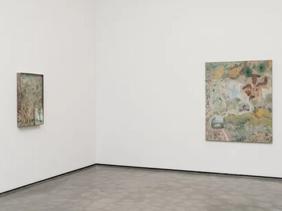 Fidelis Joseph and Juan Manuel Salas, Palimpsest, exhibition view. Courtesy of C24 Gallery