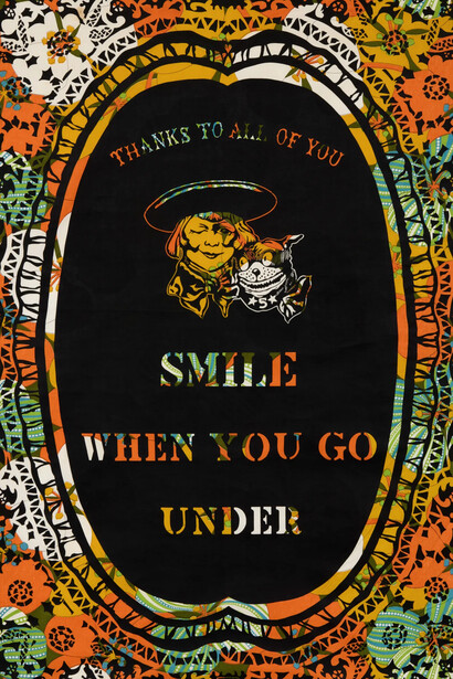 William Kent, Smile when you go under (detail), 1966. Courtesy of Ricco/Maresca Gallery