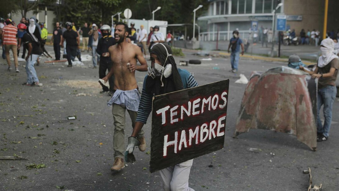 Las calles de las principales ciudades venezolanas son escenario estos días de manifestaciones y choques con las fuerzas del orden