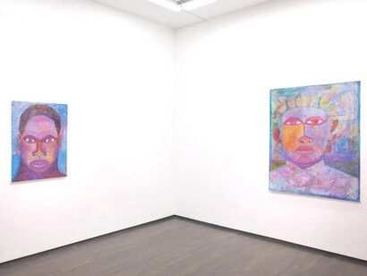 Gerald Williams, Screaming at the sky, exhibition view. Courtesy of Kavi Gupta Gallery