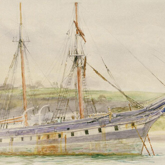 William Lionel Wyllie, Drawing. Courtesy of National Maritime Museum