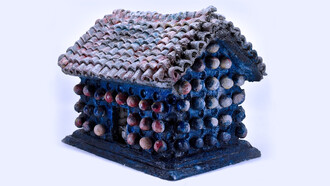 José Ángel Santiago. La casa, el cielo y la serpiente. Casa de la Cultura Oaxaqueña, Oaxaca. 2021. Foto cortesía del artista