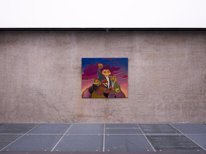 Armin Boehm, Im spiegel verloren (lost in the mirror), exhibition view. Courtesy of König Gallery