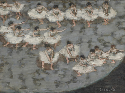 Pierre Bonnard, Danseuses ou Le Ballet, vers 1895, Huile sur carton contrecollé sur panneau, 28 x 36 cm
Paris musée d’Orsay © Musée d’Orsay. Dist RMN-GP / Patrice Schmidt
