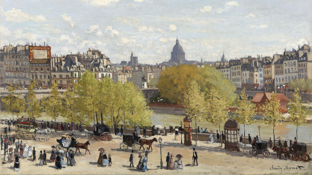 Claude Monet, Quai du Louvre, 1867. Mit freundlicher Genehmigung der Staatlichen Museen