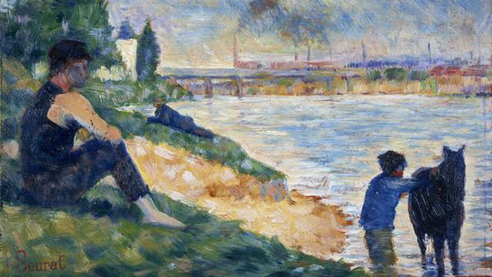 Georges Seurat
A Study for 'Une Baignade'