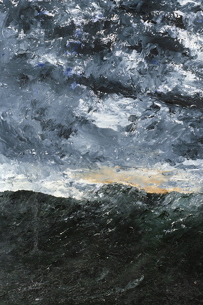 August Strindberg, Welle VI, 1901/02, Öl auf Leinwand © Nordiska museet, Foto: Birgitt Brånvall