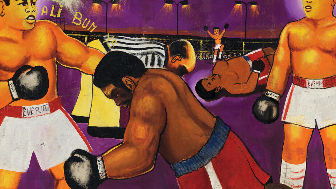 Moke, untitled, undated, Oil on canvas, 88 x 166 cm, Private Collection © Moke
