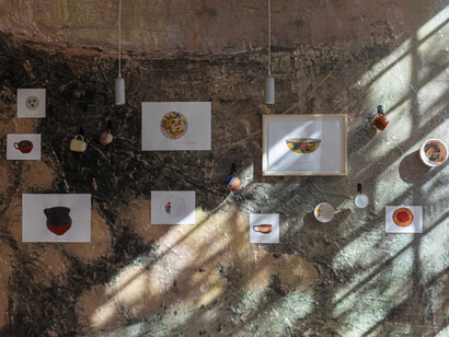 Ana Gallardo, Materiales para la memoria, vista de exhibición. Cortesía del Museo de Arte Moderno de Buenos Aires