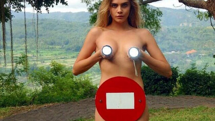 El no-desnudo de Cara Delevigne