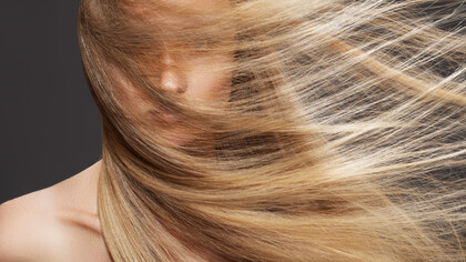 Long and blonde hair