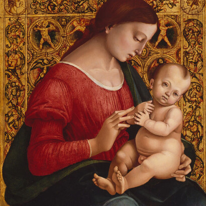 Luca Signorelli, Madonna col Bambino, 1505-1507, olio e tempera su tavola, New York, Metropolitan Museum of Art, inv. 49.7.13