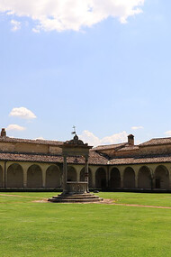 Church and Charterhouse of San Pietro in Pontignano, territory of Castelnuovo Berardenga, (Siena), Tuscany, Italy