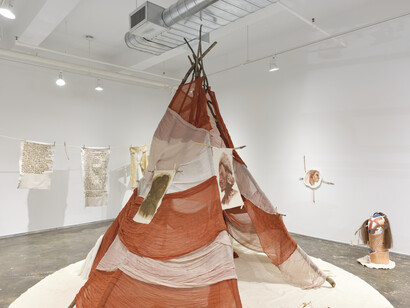Exhibition view, Yvonne Shortt, Shedding My Toxic Core, 2024, A.I.R. Gallery, Brooklyn, NY. Photography by Matthew Sherman. Courtesy of A.I.R. Gallery